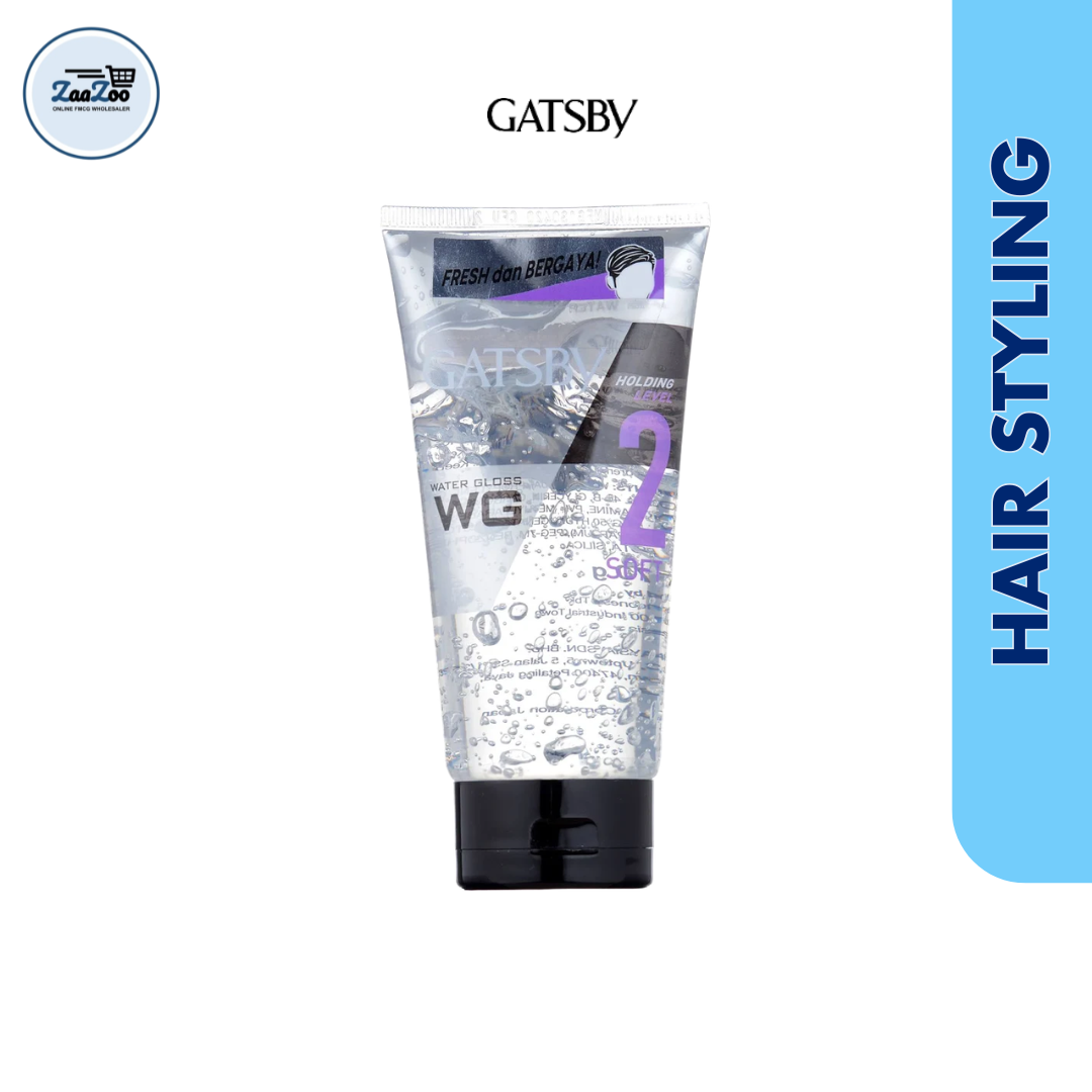 Gatsby Water Gloss Tube / Gel Rambut - 100g / SOFT