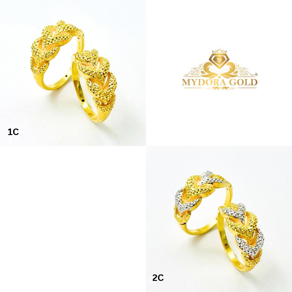 MYDORA Emas 916 Cincin Mini Aura Datin (5G) l EMAS 916/22K