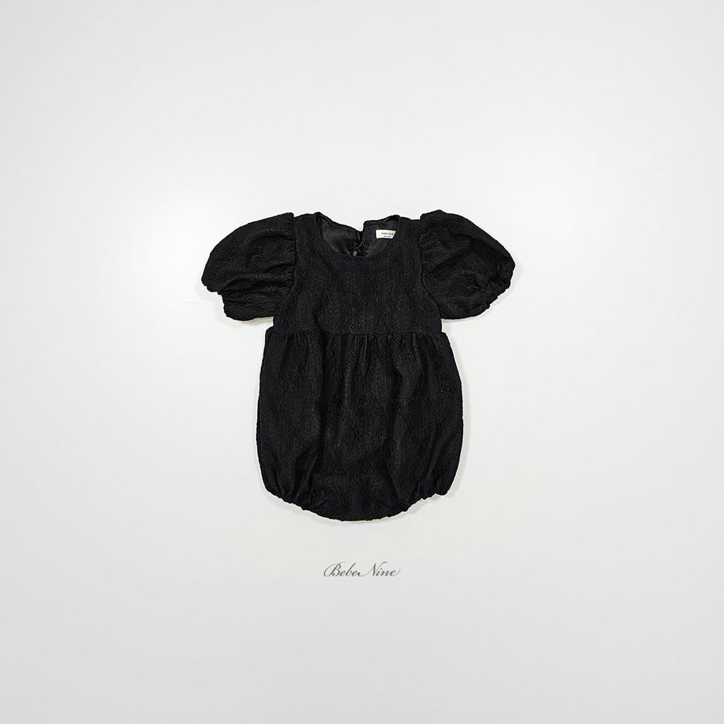 ☀️預訂 韓國直送☀️🇰🇷Bebenine兩色花朵提花後背大絲帶短袖包屁衣