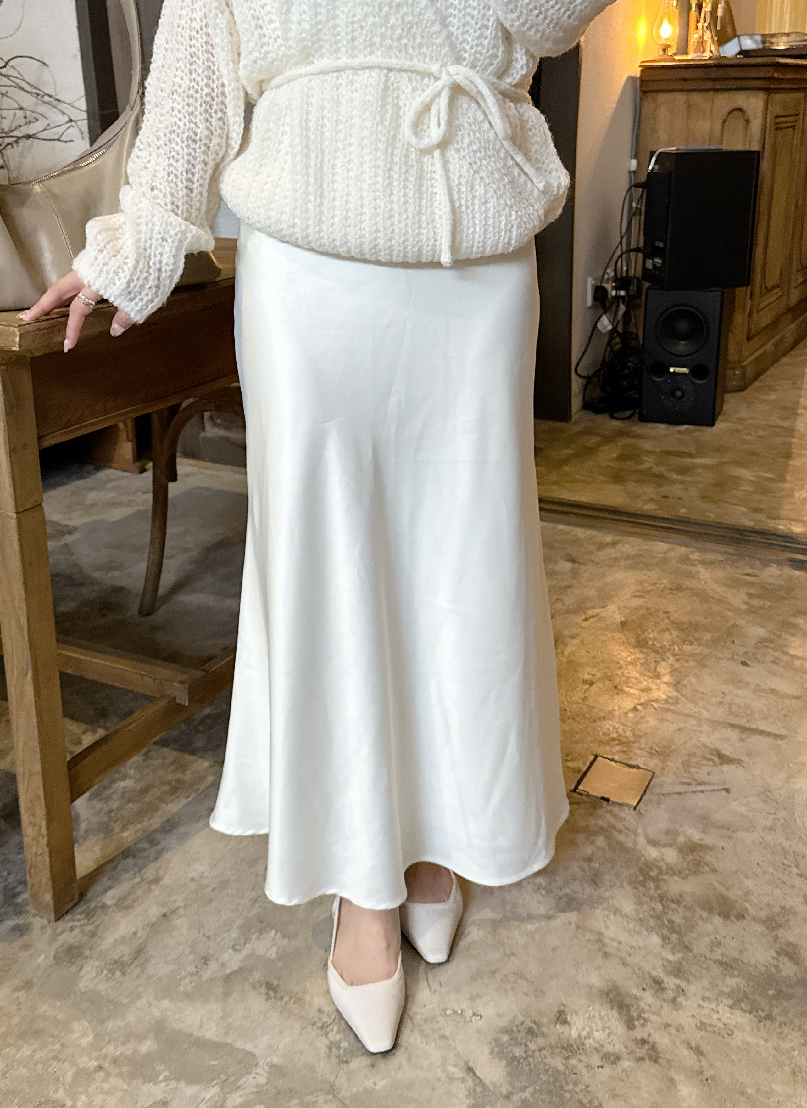  【Premium款式】氣質微珠光魚尾裙