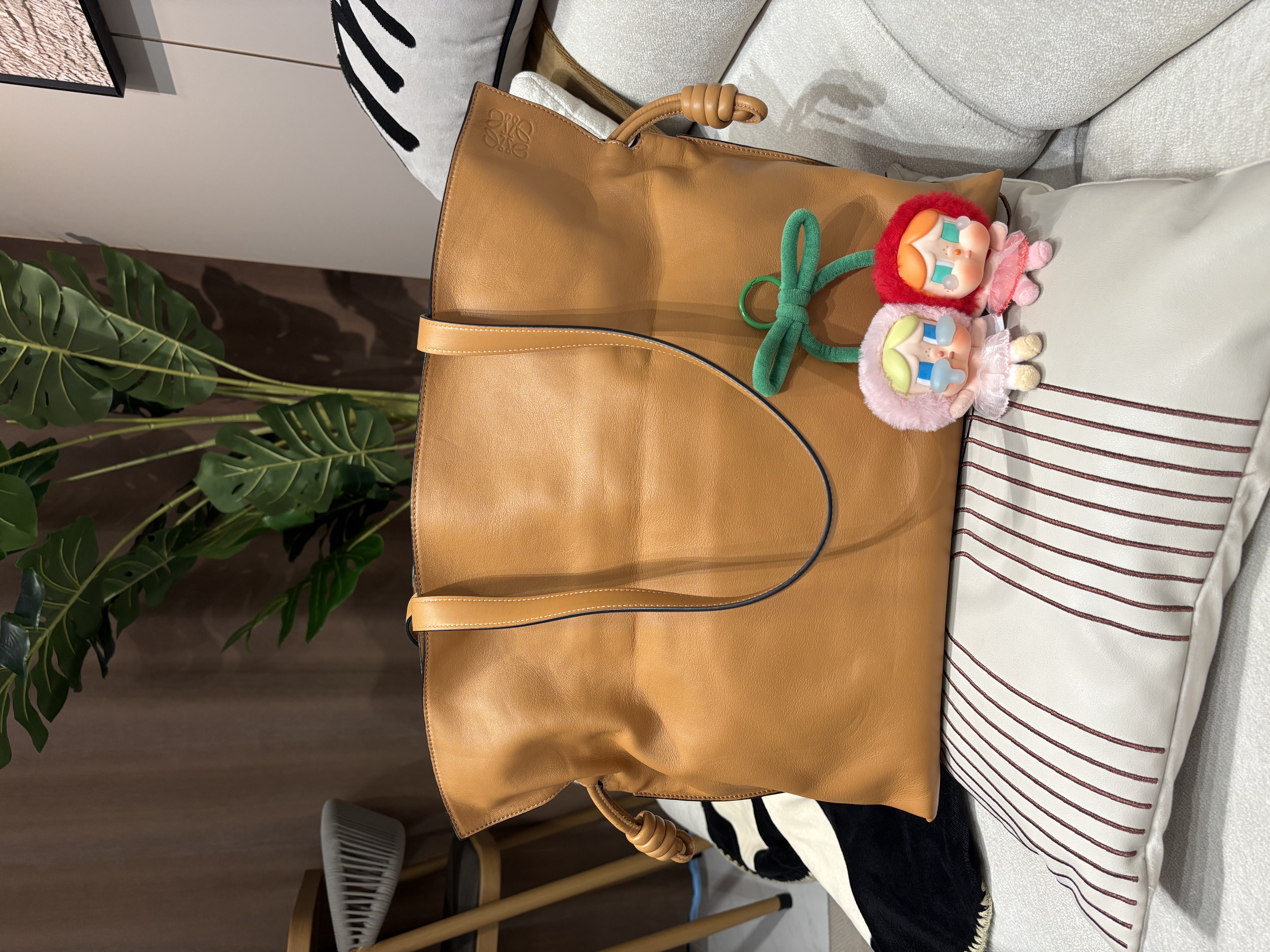 Loewe flamenco XL tote bag calfskin shoulder bag 100%Authentic ,99%new✅dust bag 