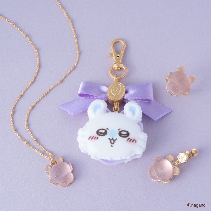 🎀【預訂】Q-POT. x Chiilkawa  馬卡龍包掛飾 - Momonga