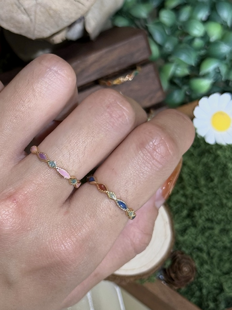 簡樸 Simple Grace｜金色925純銀鍍金閉口戒指