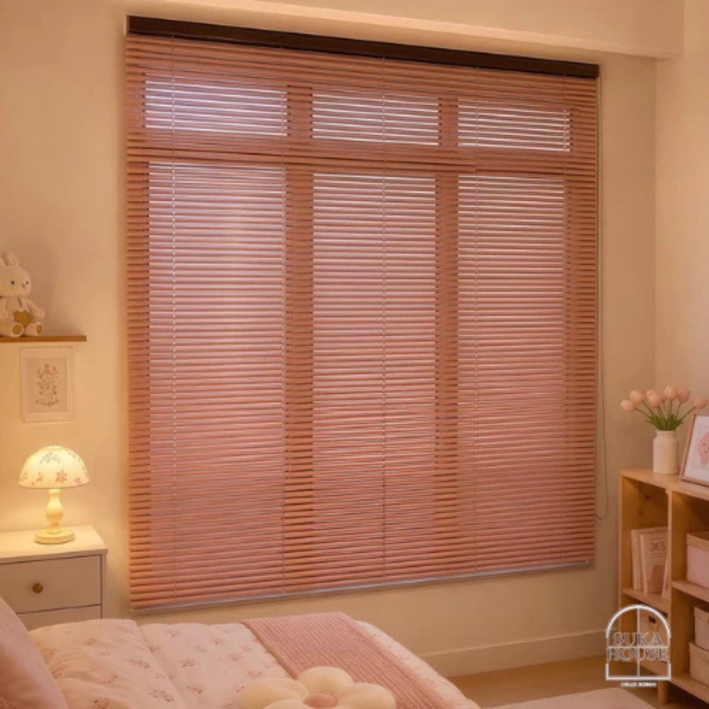 Custom 25mm Aluminium Venetian Blind | Heat Resistant | Friendly Use | Free Consultation | New Rolling System