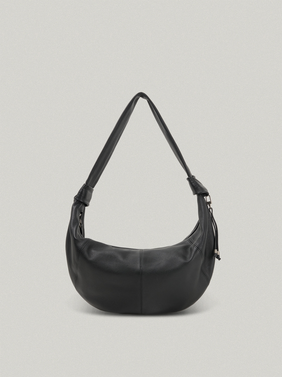 AMANT HOBO BAG - PLAIN (ECRU/ BLACK) 