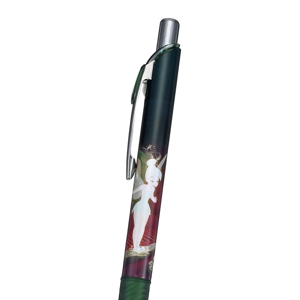 現貨｜【日本 Disney Store 限定】Tinker Bell 奇妙仙子 日本製 Pentel EnerGel 0.5mm 黑色 啫喱筆 209015