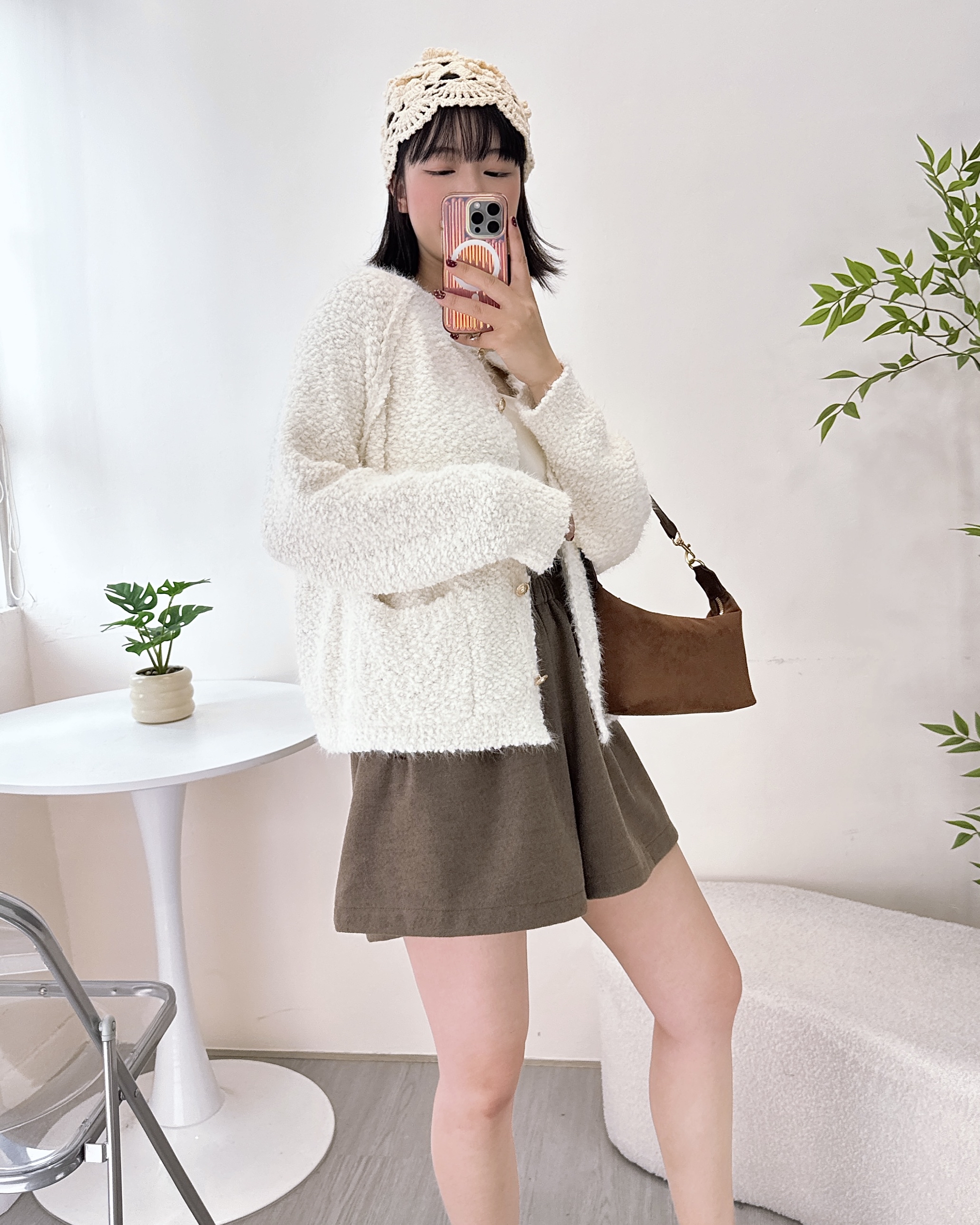 親膚軟綿綿線圈針織外套 3色