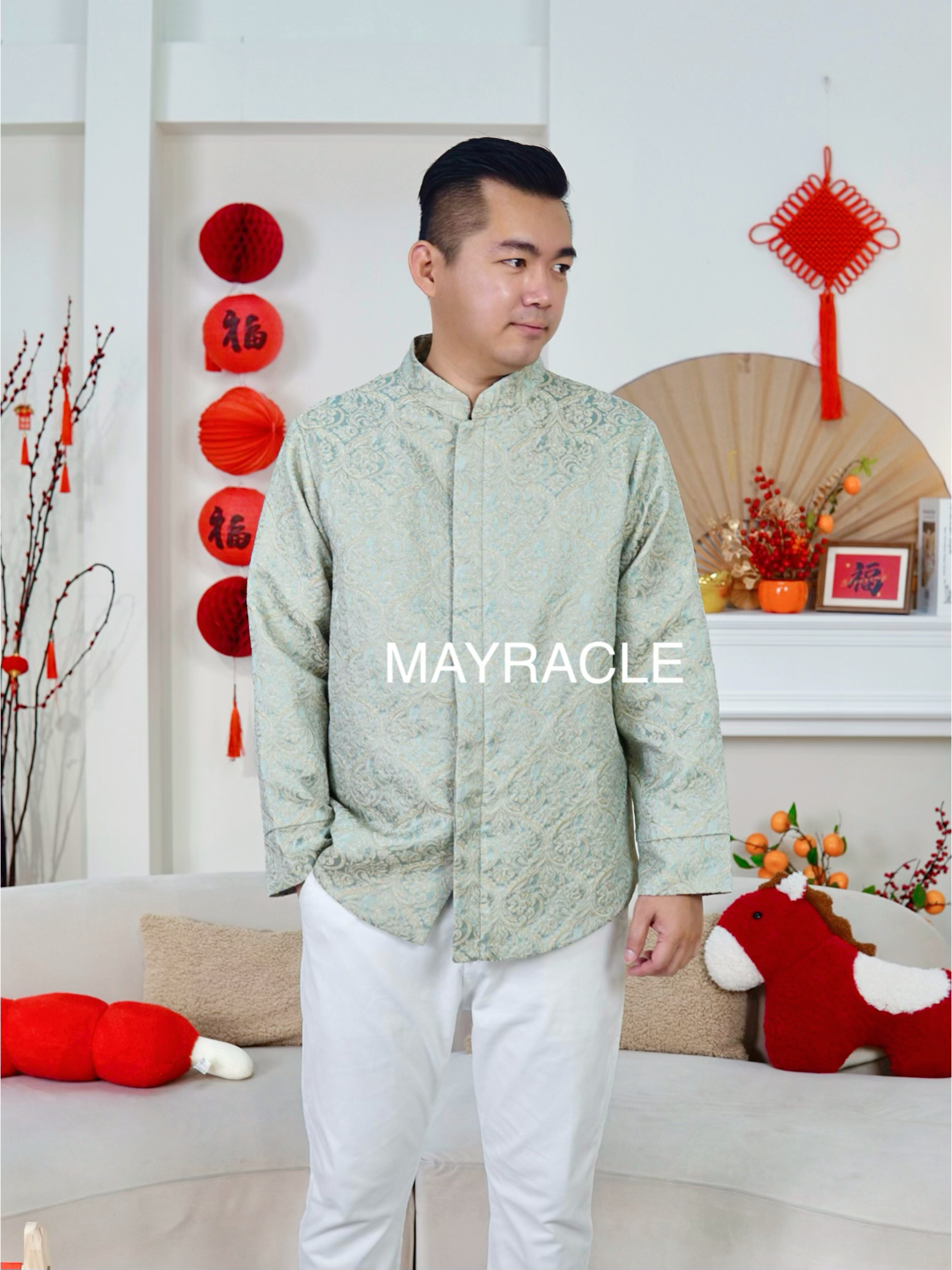 [PRE-ORDER] CNY 2027 Oversized Luxe Men Shirt 