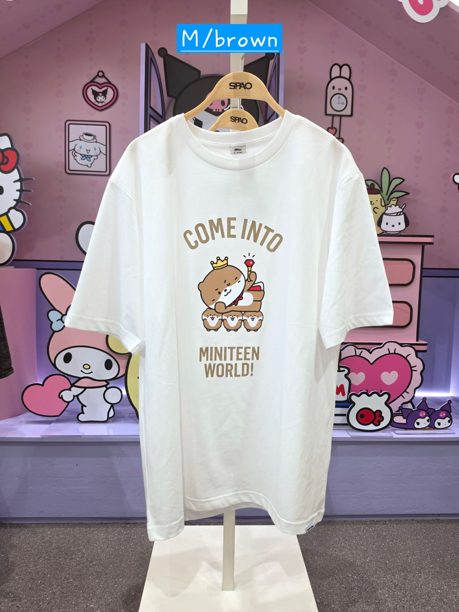 <預訂第二團>🇰🇷🎤SPAO🎤miniteen同款T-shirt截止日期：4月18日星期六