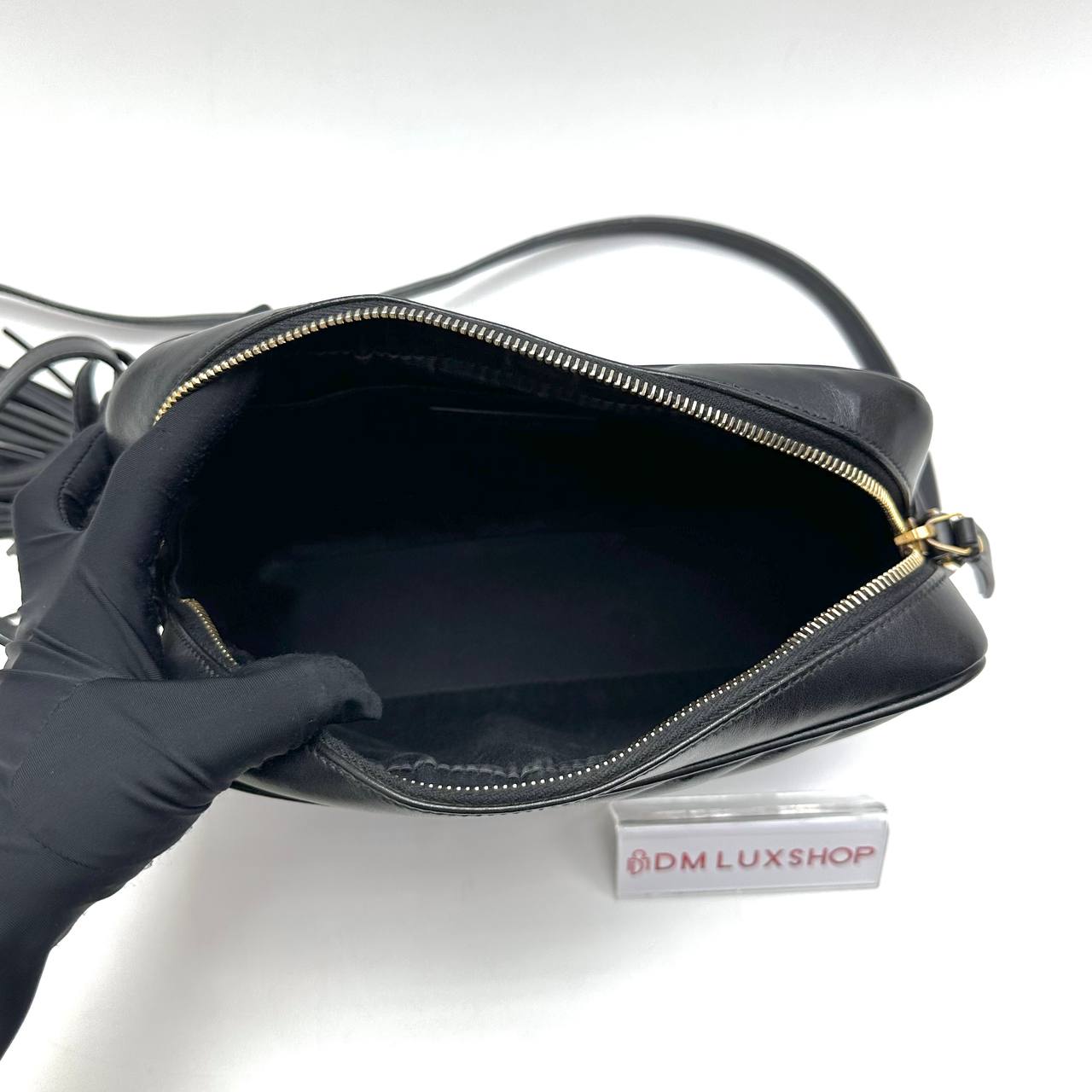YSL Black Camera Bag GHW
