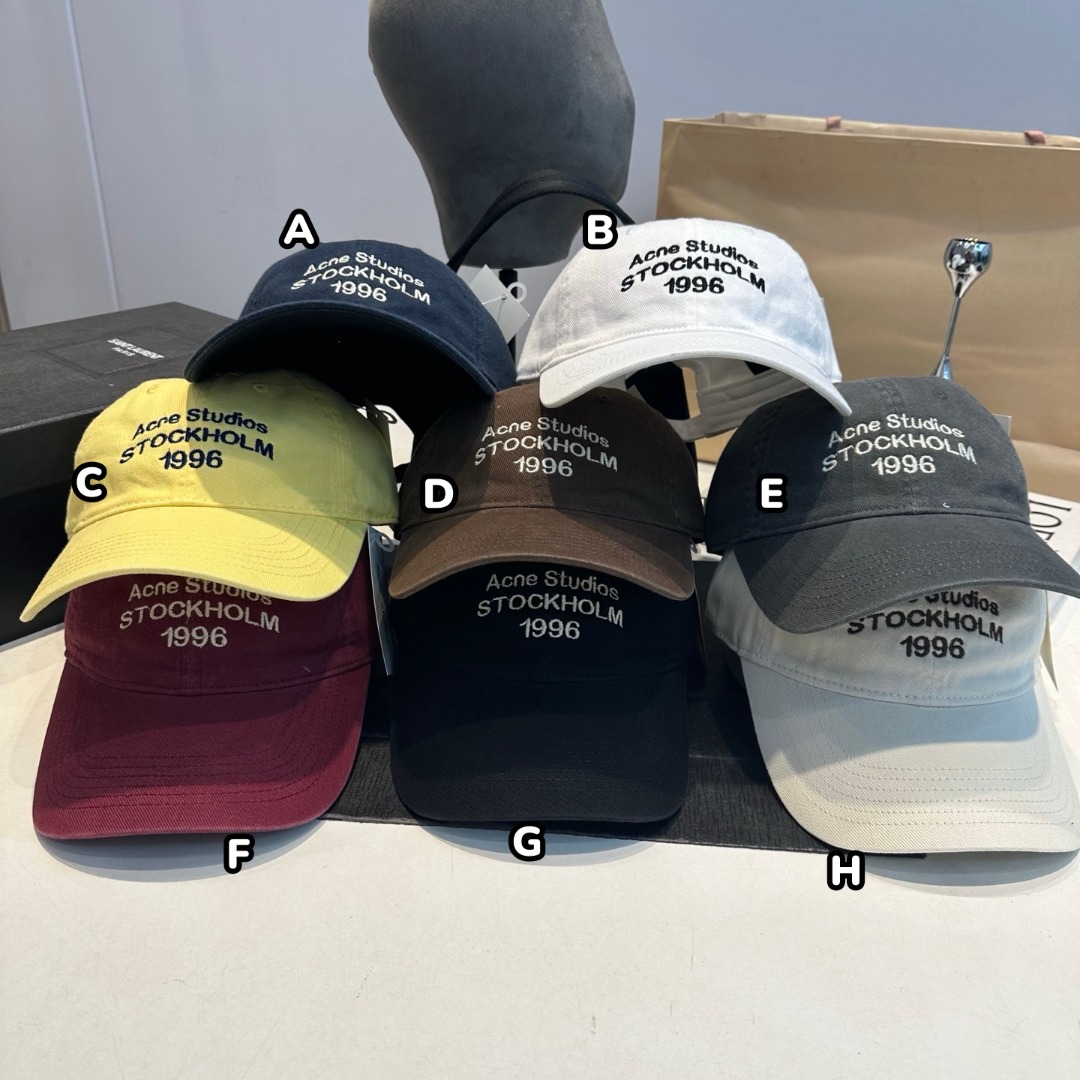 Acne Studios 經典款刺繡棒球帽