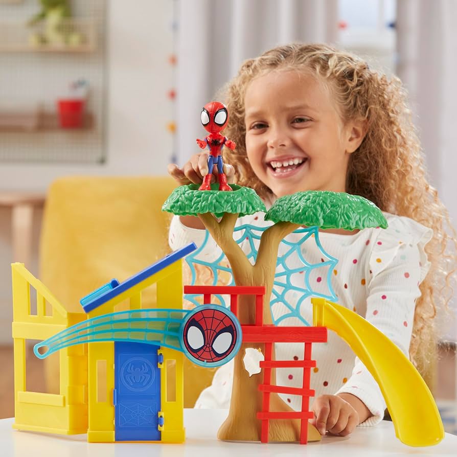 正版 Marvel Spidey and His Amazing Friends 蜘蛛俠基地遊樂場 Playset 兒童玩具