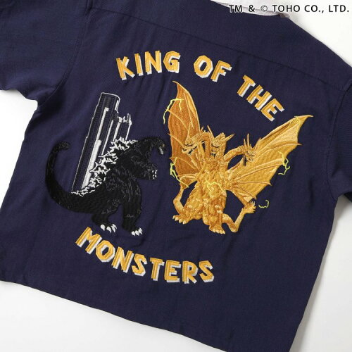 🆕【⭐訂購⭐】🇯🇵日本直送🌀❣#親子裝❣#Gorzilla 刺繡襯衫［2款選］🌀[ELFA-0187][260724]