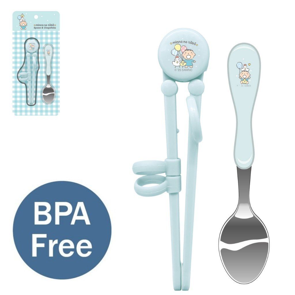 大口仔 學習餐具套裝(筷子+湯匙）