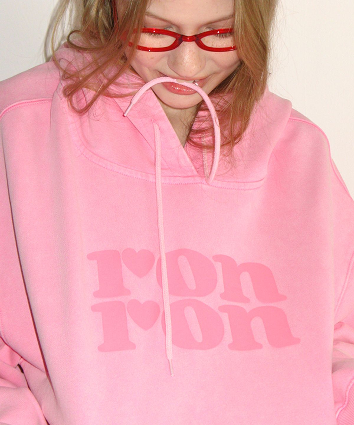 🇰🇷訂購｜ronron 26｜PIGMENT LOGO HOODIE 3色 