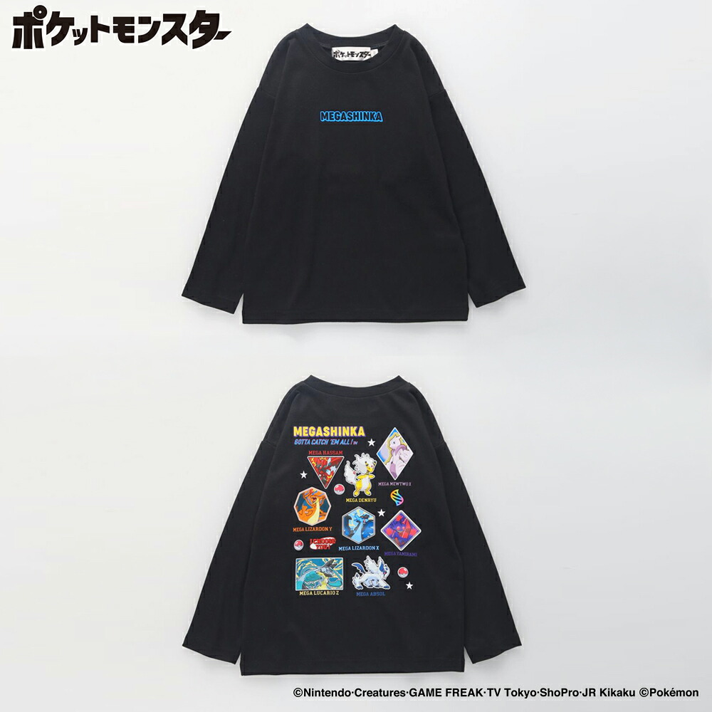 🆕【⭐訂購⭐】 🇯🇵日本直送 🌀#Pokemon 前後印花長袖Tee［6款選］🌀 [ELIA-0051][261008]