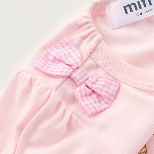 日本Miffy 蝴蝶結袖Tee