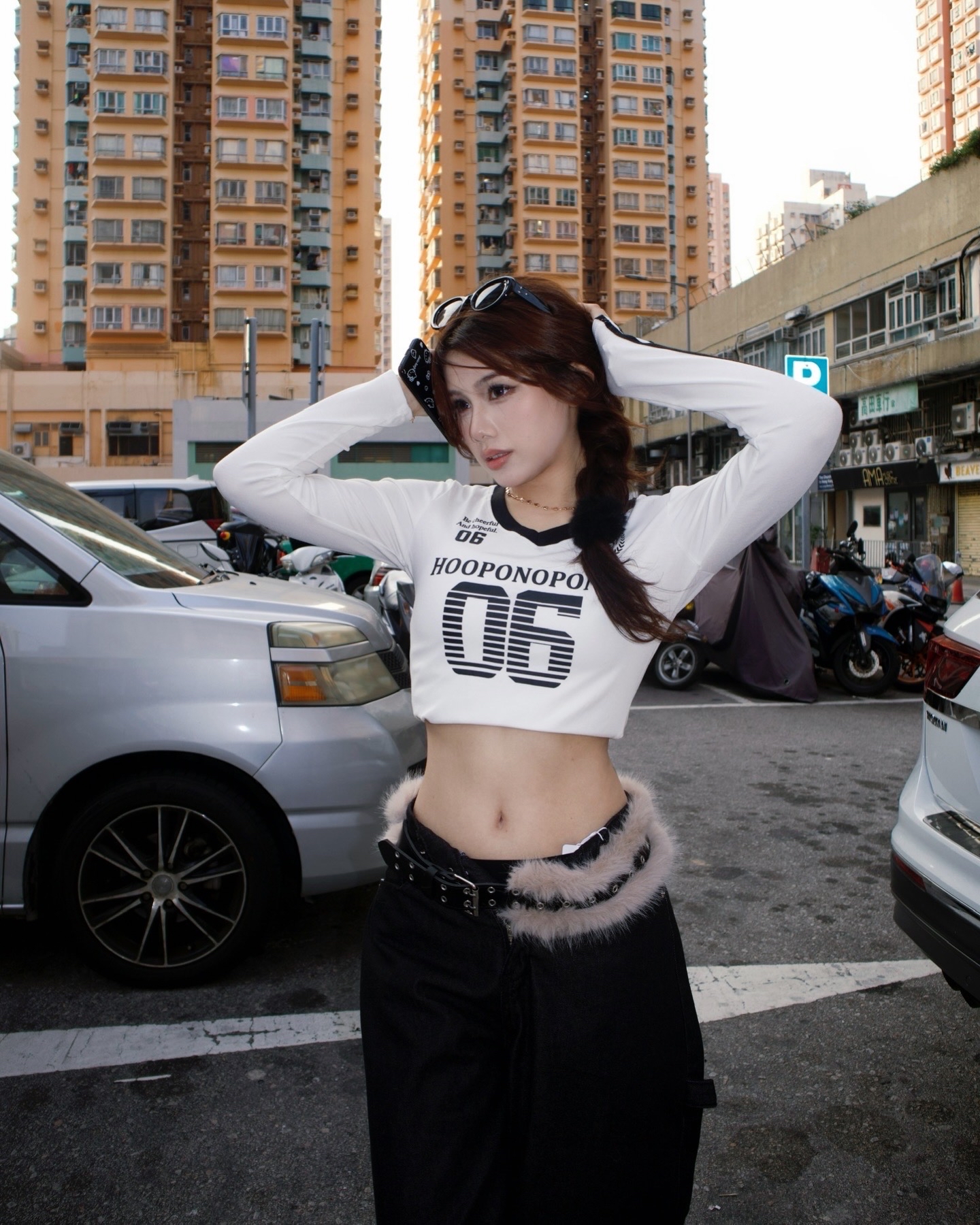 已售罄❌韓國v領06 Sporty打底衫