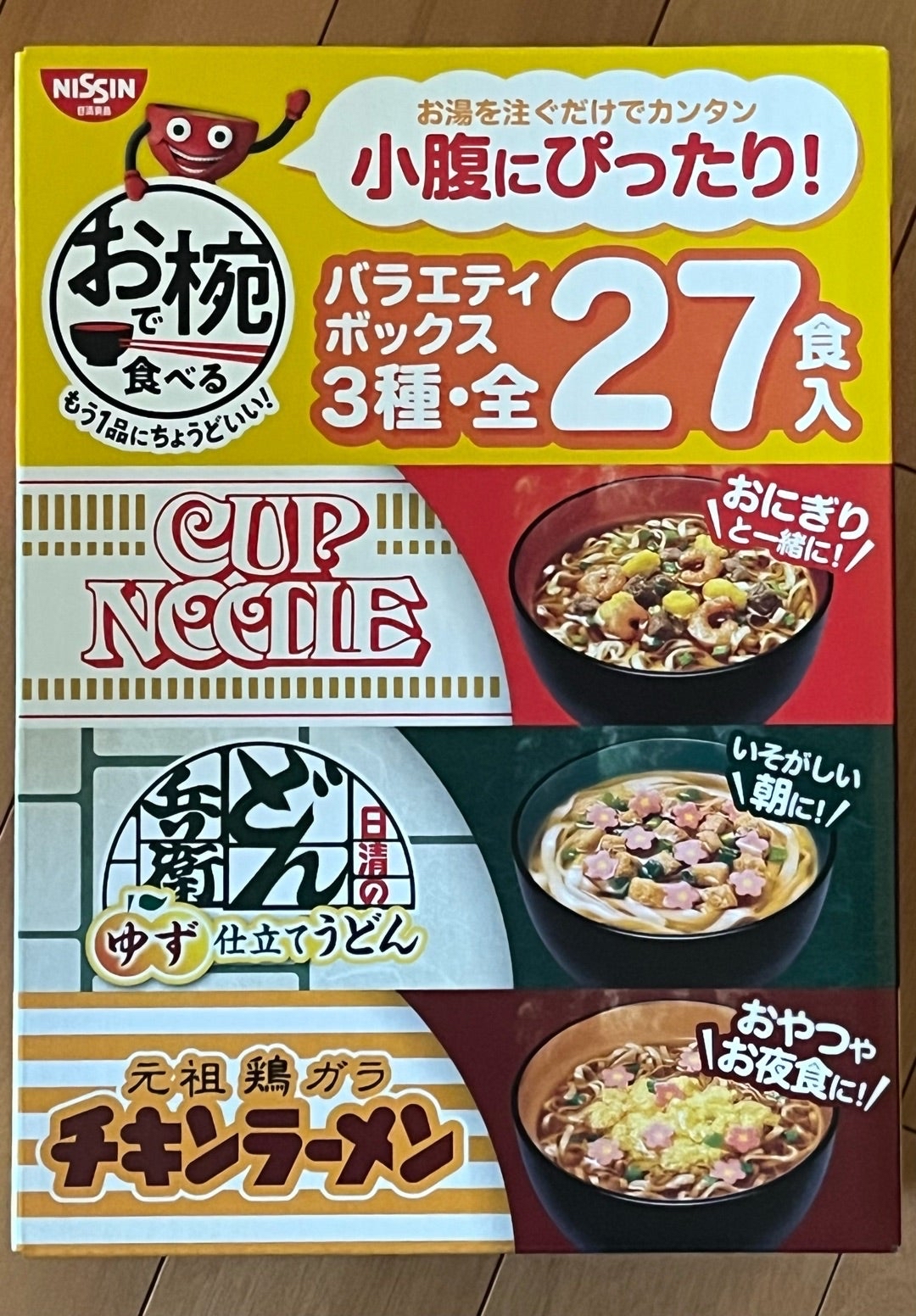 日本Costco直送  日清什錦盒（3種口味，27份）－杯麵、蓋飯、雞肉拉麵