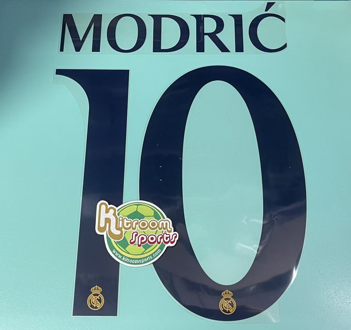 2023-24 Real Madrid Home Nameset #10 MODRIC