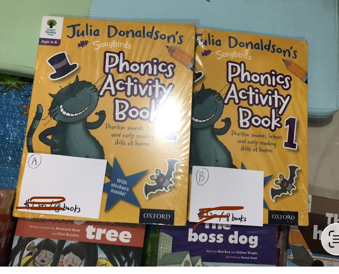 Oxford Phonics activity 共八冊 （每冊16頁）