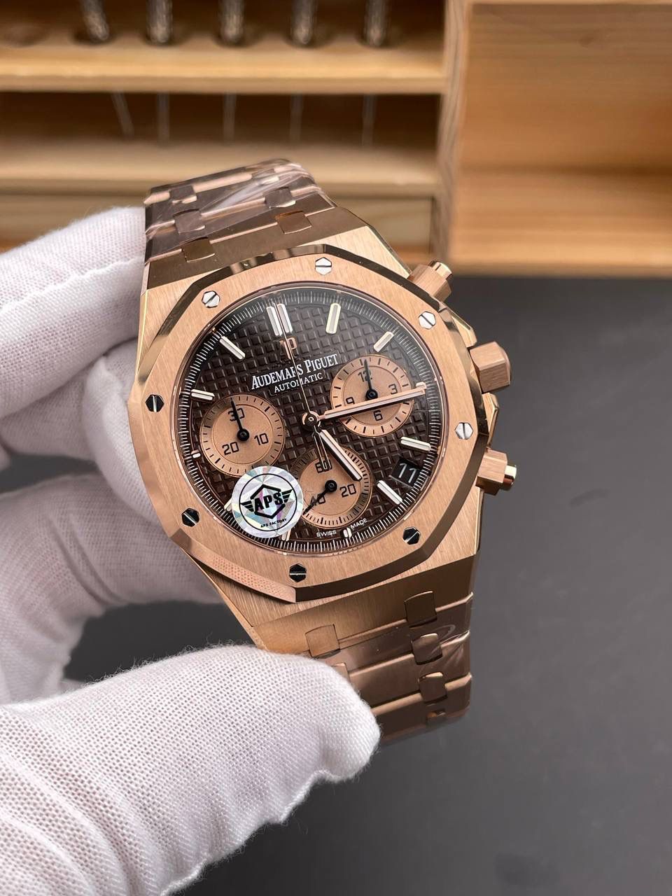 🚀皇家橡树26240 玫瑰金棕盘/41mm/4401机💯