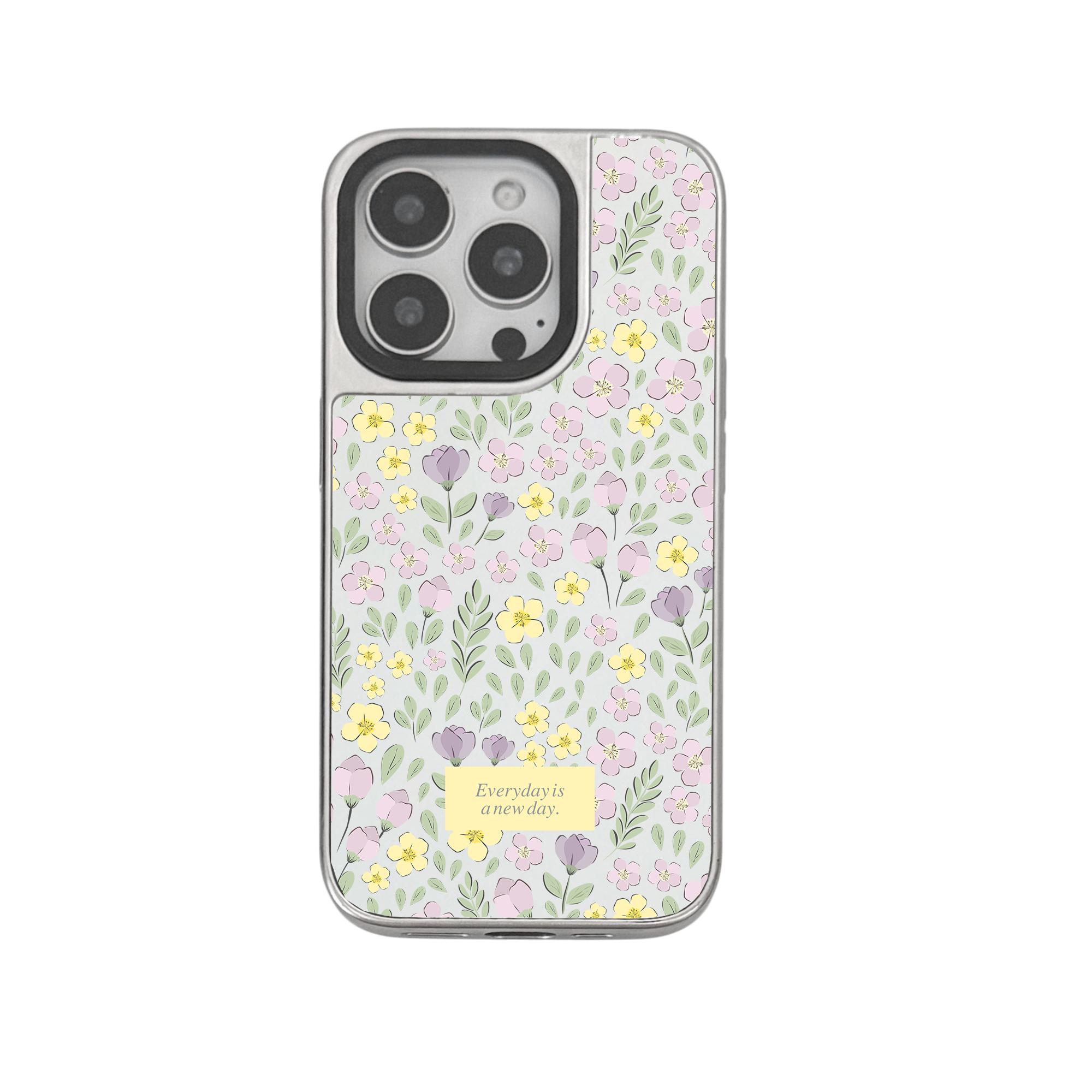 【FlowerBox VOL.44】銀框鏡面MagSafe iPhone Case