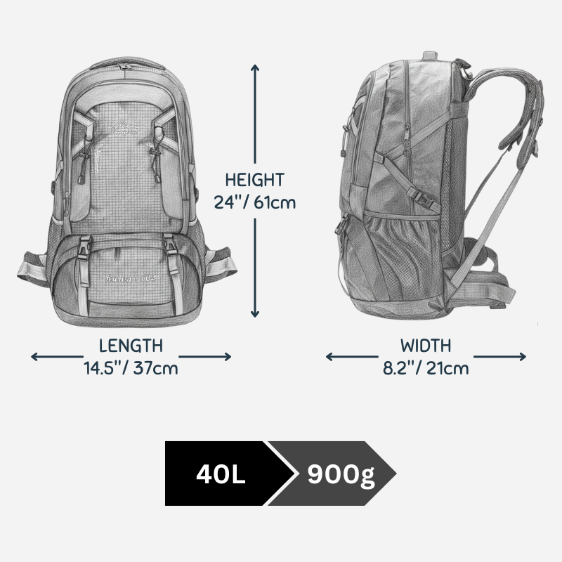 60 L Trekking Backpack / Hiking Backpack