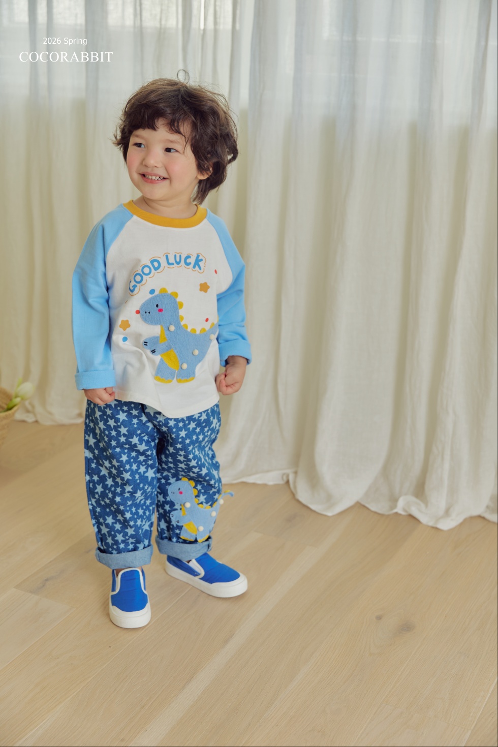 恐龍 Top / 恐龍星星長褲