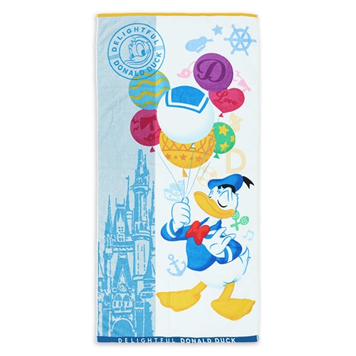 [訂購] [東京迪士尼] 🦆 唐老鴨 Donald Duck 主題浴巾 ｜ 10月15日日本發售 {TF260937}