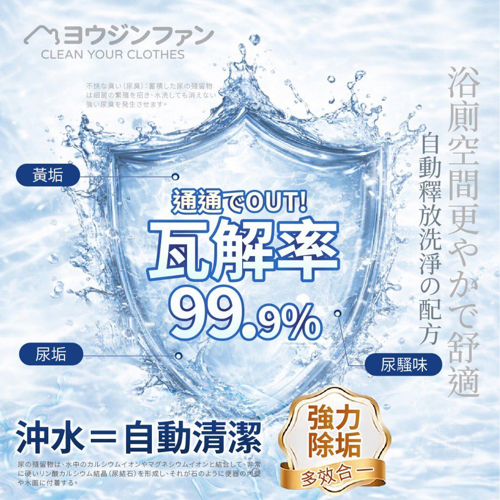 $45組.2組起$35組.ヨウジソファソ 出口版本大容量強力除垢馬桶清潔劑 200g-1組2支