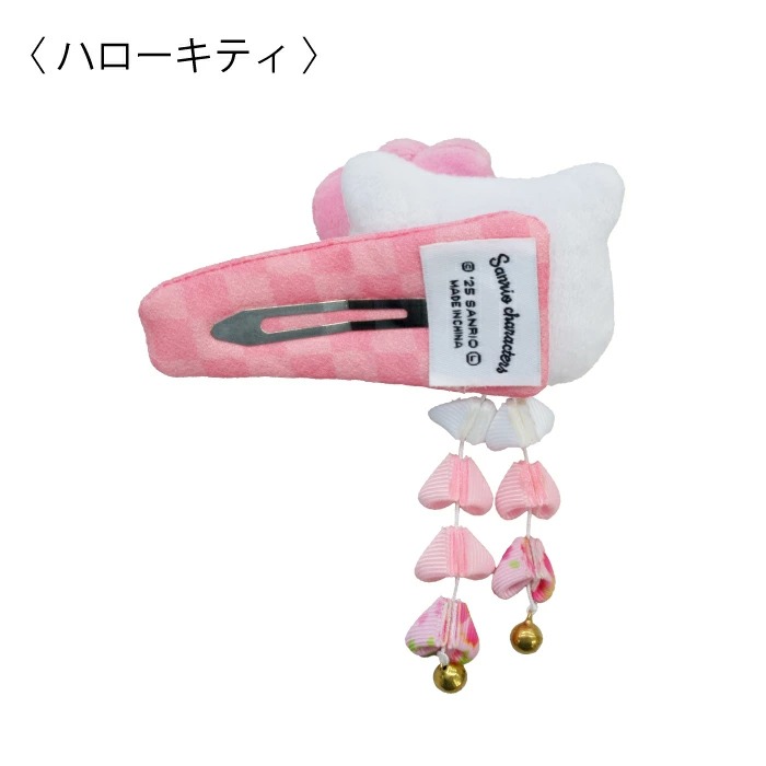 Hello Kitty和風髮夾