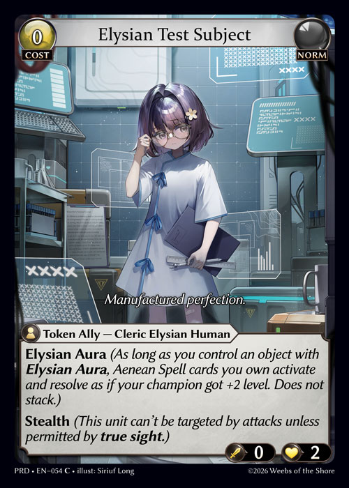 Elysian Test Subject / PRD-054 (C)