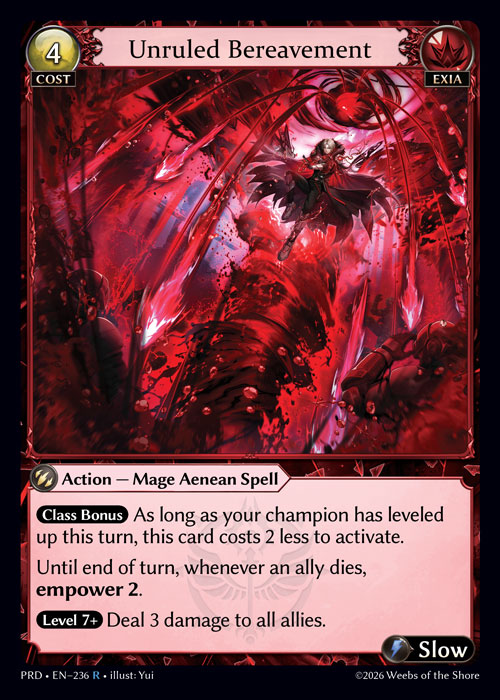Unruled Bereavement / PRD-236 (R)