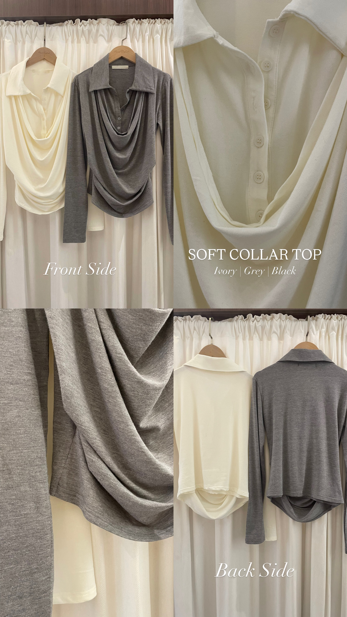 ❄️| SOFT COLLAR TOP 