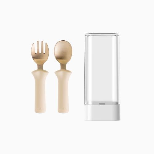 MODU'I 鉑金矽膠金銅叉勺  ( 連盒 )
