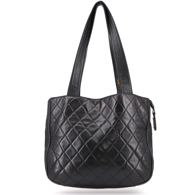 Chanel Matelasse Lambskin Shoulder Tote Bag