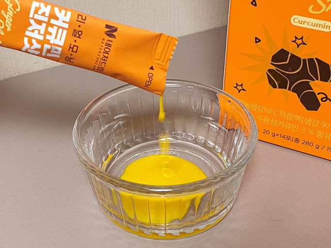 韓國 Nature Dream 薑黃素 生薑排毒 晨光飲｜Real Morning Curcumin Ginger Shot