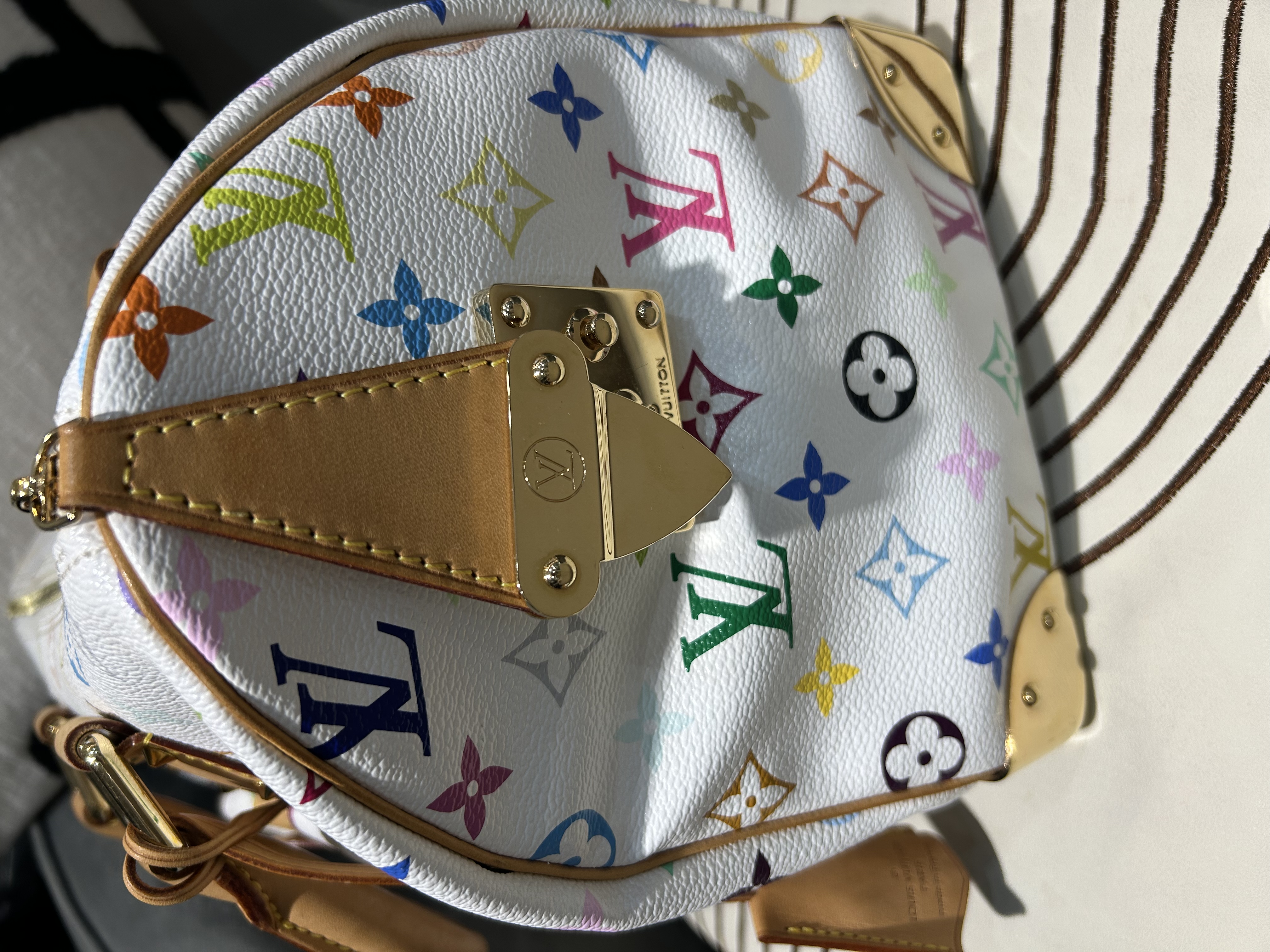 LV Speedy 30 村上隆白彩花