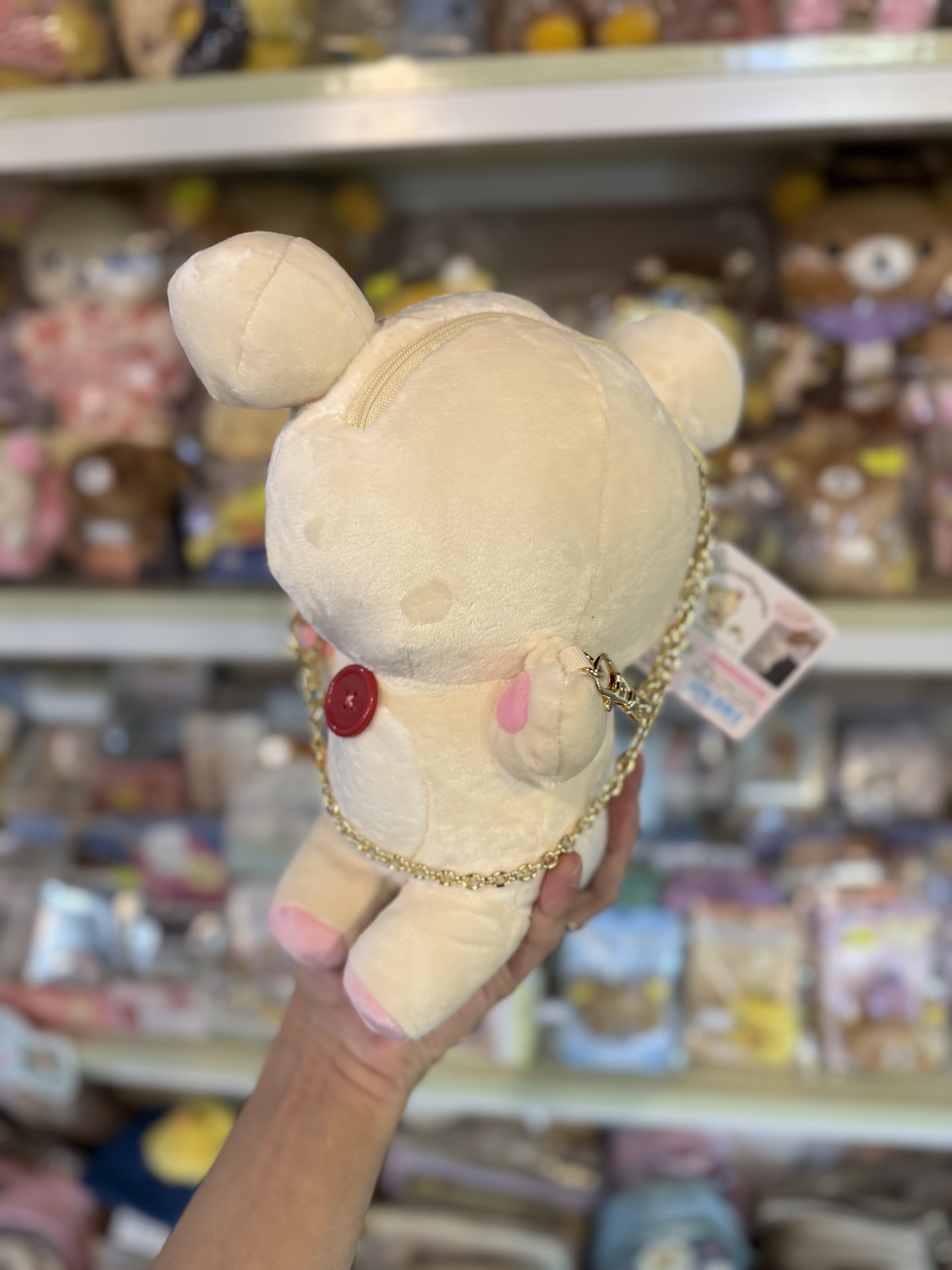 《現貨》全新日本專店限定 小熊10週年紀念系列 小白熊鈄孭電話袋