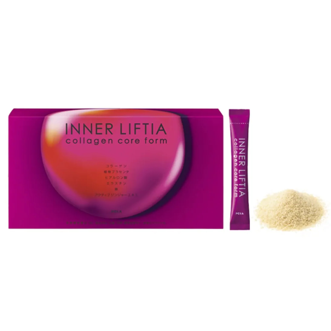日本直送 POLAINNER LIFTIA 美肌膠原蛋白粉+鐵+胎盤素美顏飲沖劑 90小包