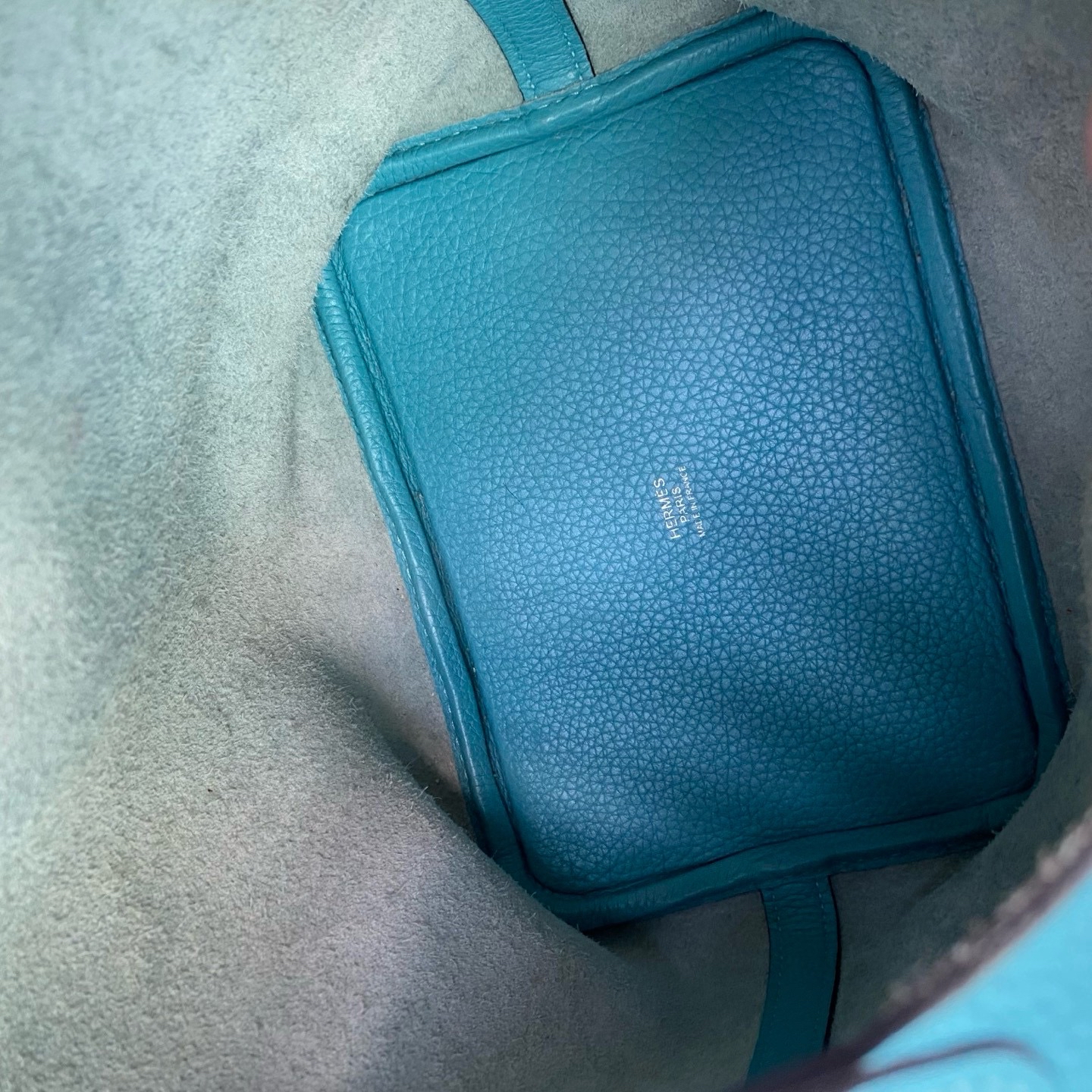 【預訂貨品】HERMES藍色菜籃子18X刻 