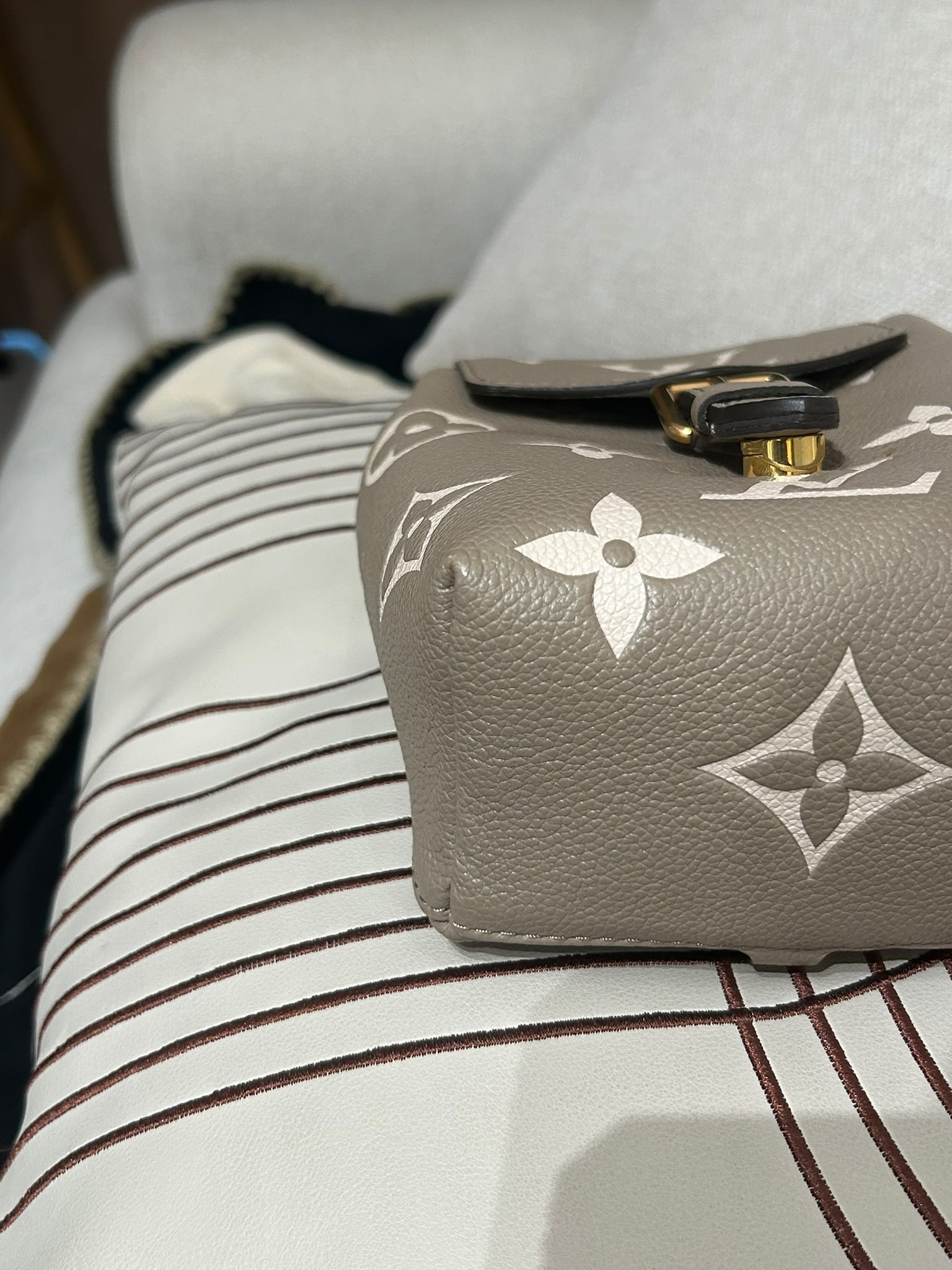 Lv tiny backpack 100%Authentic ,98%new✅dust bag ✅strap  