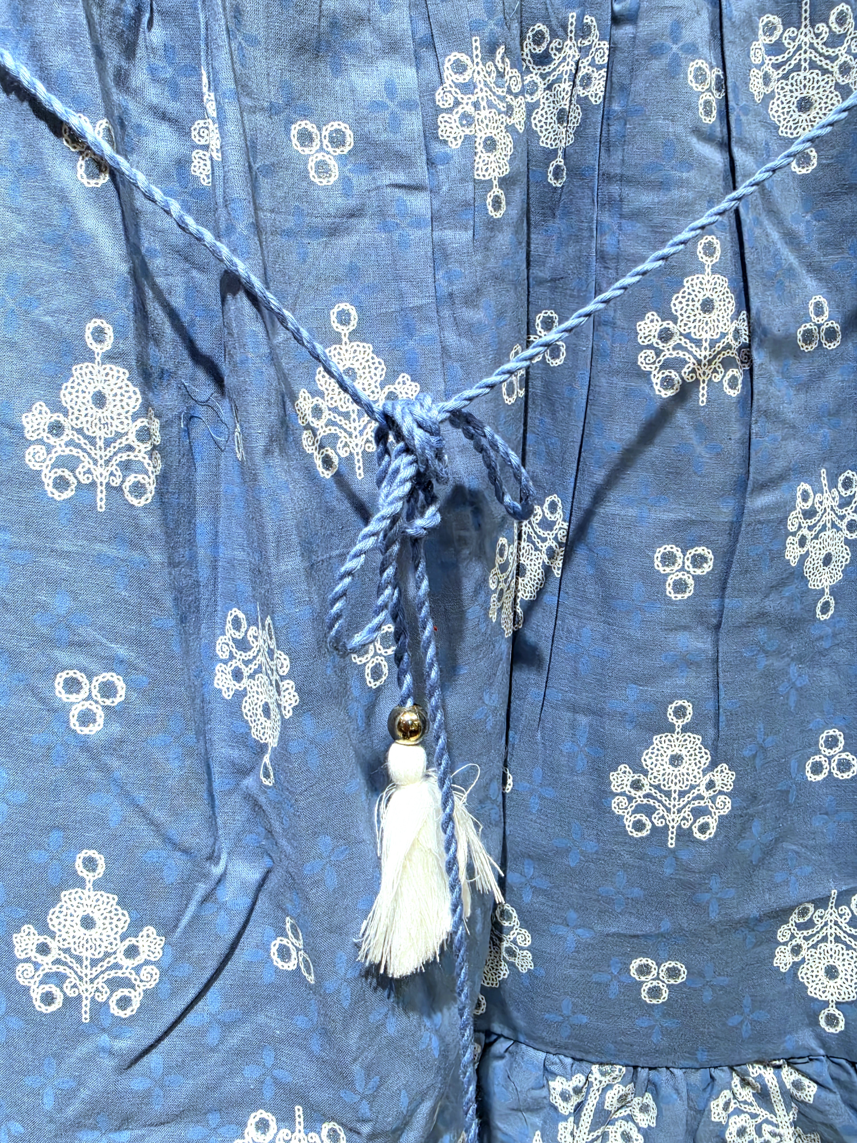 印度純棉印花連身裙