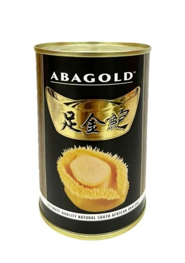 ABAGOLD 頂級天然南非鮑魚 6頭(每罐）