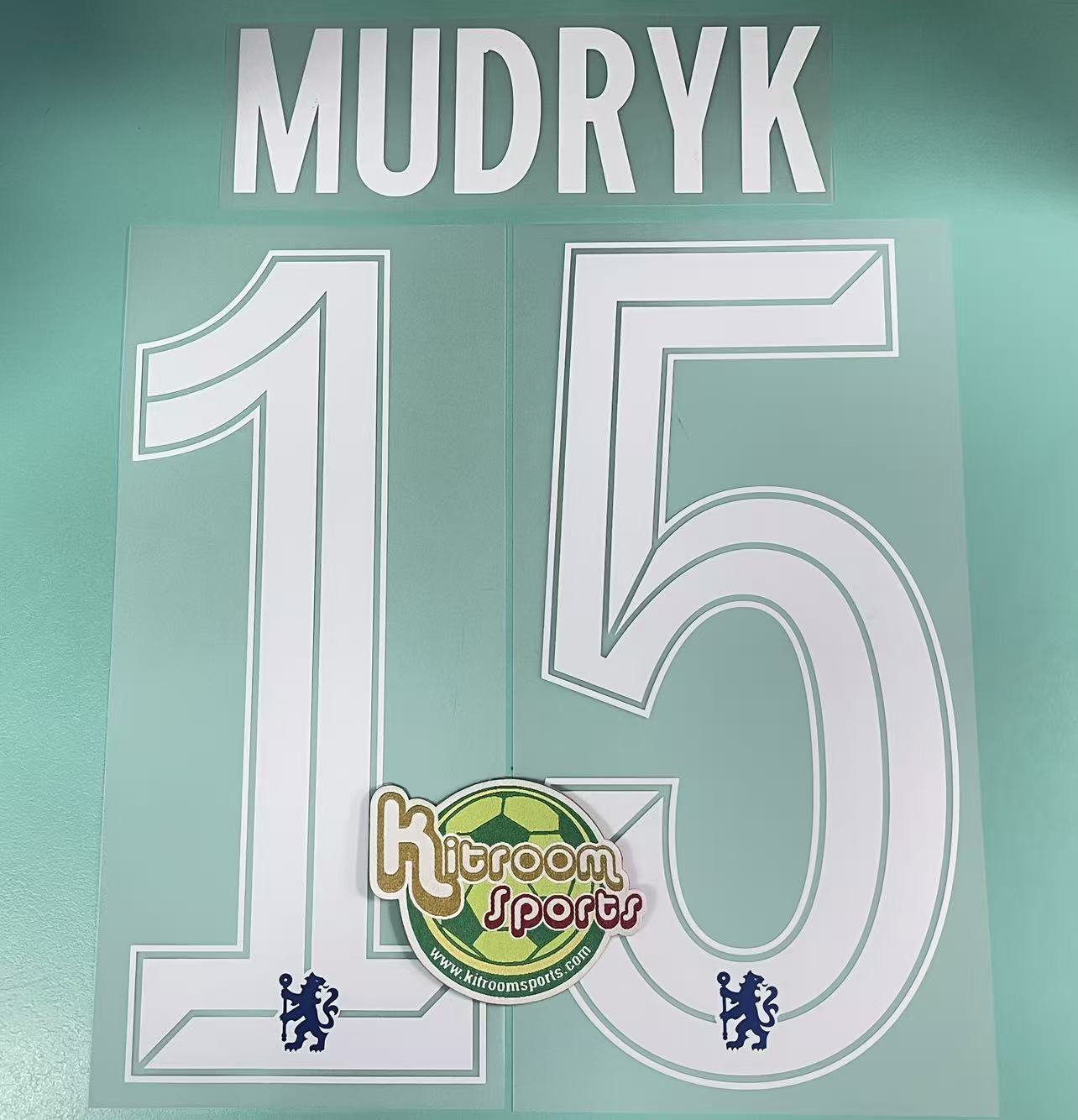 2022-23 Chelsea Home UCL Nameset #15 MUDRYK