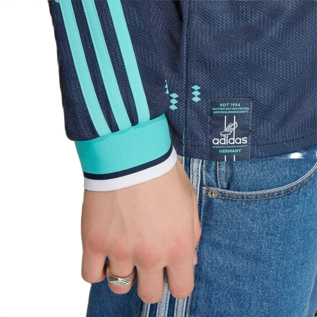 🌊海洋氣息 Adidas Germany 德國 2026-27 作客長袖球迷版球衣  (可加印球員印字及臂章) JM1381