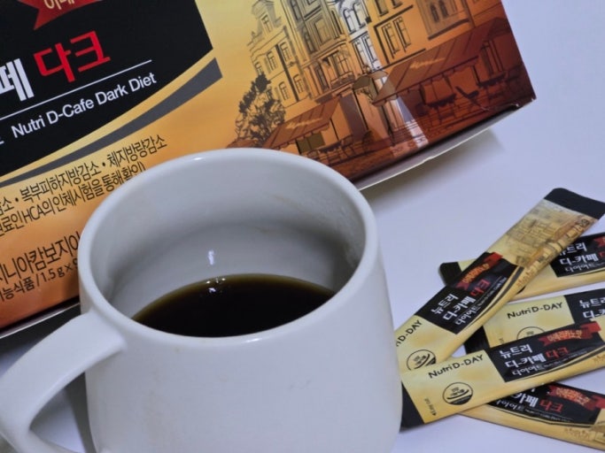 控糖燃脂｜韓國 Nutri D-Day 燃脂減肥 黑咖啡 90入 / 盒｜Dark Diet Americano Taste