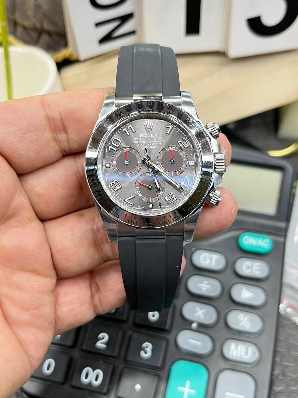 劳力士迪通拿/40mm灰魔迪/丹东全自动机械机芯🌟