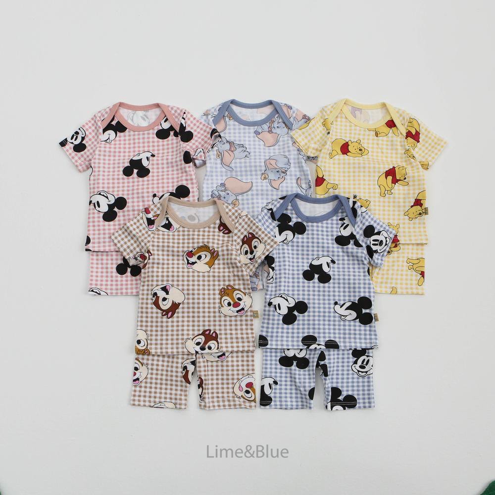 Summer Check Friends Loungewear Set